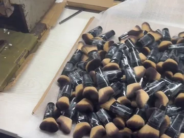 Wide view of the compact brush batch