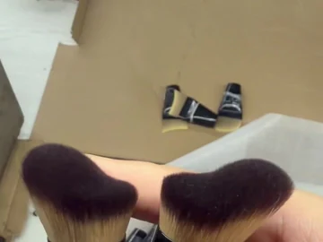 Top profiles of the two angled compact brushes